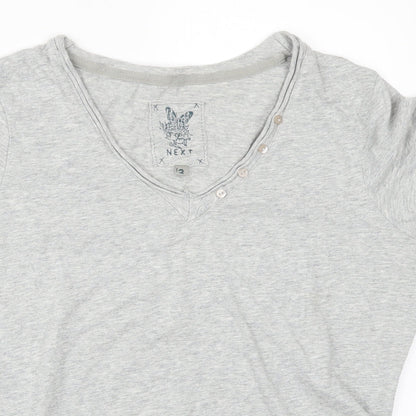 Womens UK Size 12 NEXT Grey Basic T-Shirt