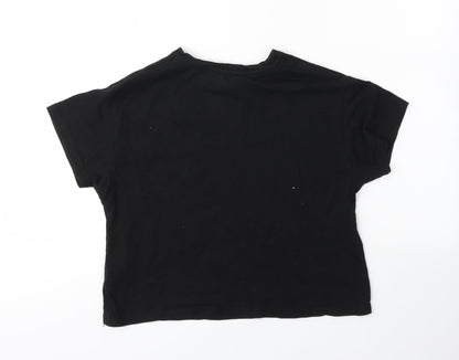 New Look Girls Black   Basic T-Shirt Size 12-13 Years