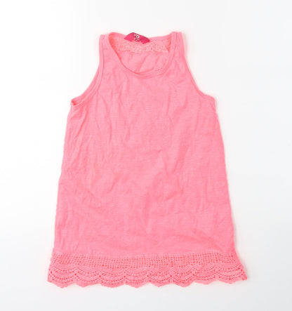 yd Girls Pink   Basic T-Shirt Size 10-11 Years