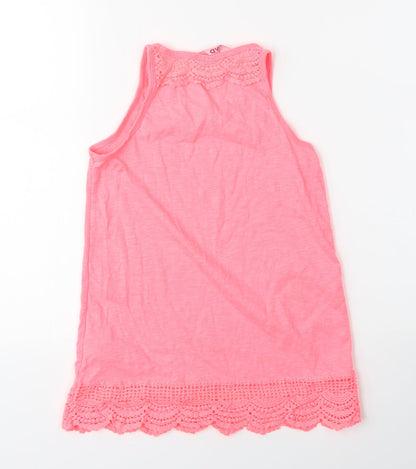 yd Girls Pink   Basic T-Shirt Size 10-11 Years