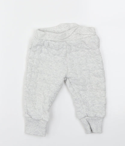 F&F Boys Grey   Track Pants Trousers Size 9-12 Months
