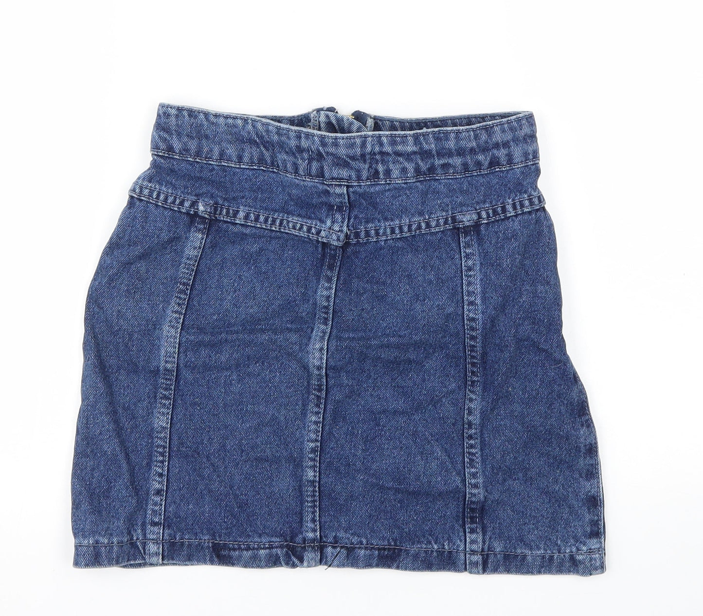Select Girls Blue Ikat  A-Line Skirt Size 10 Years