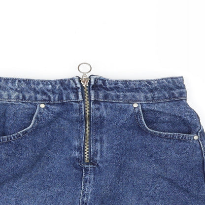 Select Girls Blue Ikat  A-Line Skirt Size 10 Years
