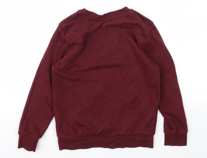 George Boys Red   Pullover Hoodie Size 6-7 Years