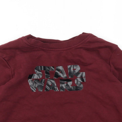 George Boys Red   Pullover Hoodie Size 6-7 Years