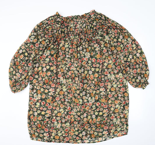 Nutmeg Womens Multicoloured Floral  Fit & Flare  Size 12