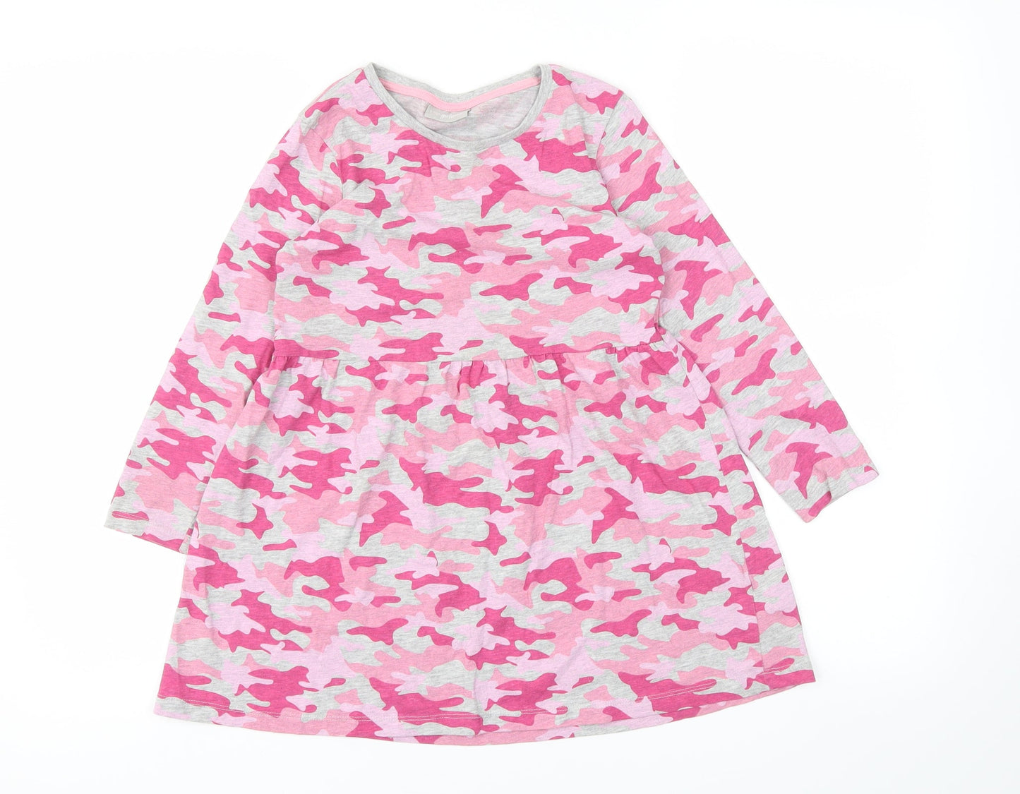 I love girl wear  Girls Pink Camouflage  Fit & Flare  Size 7 Years