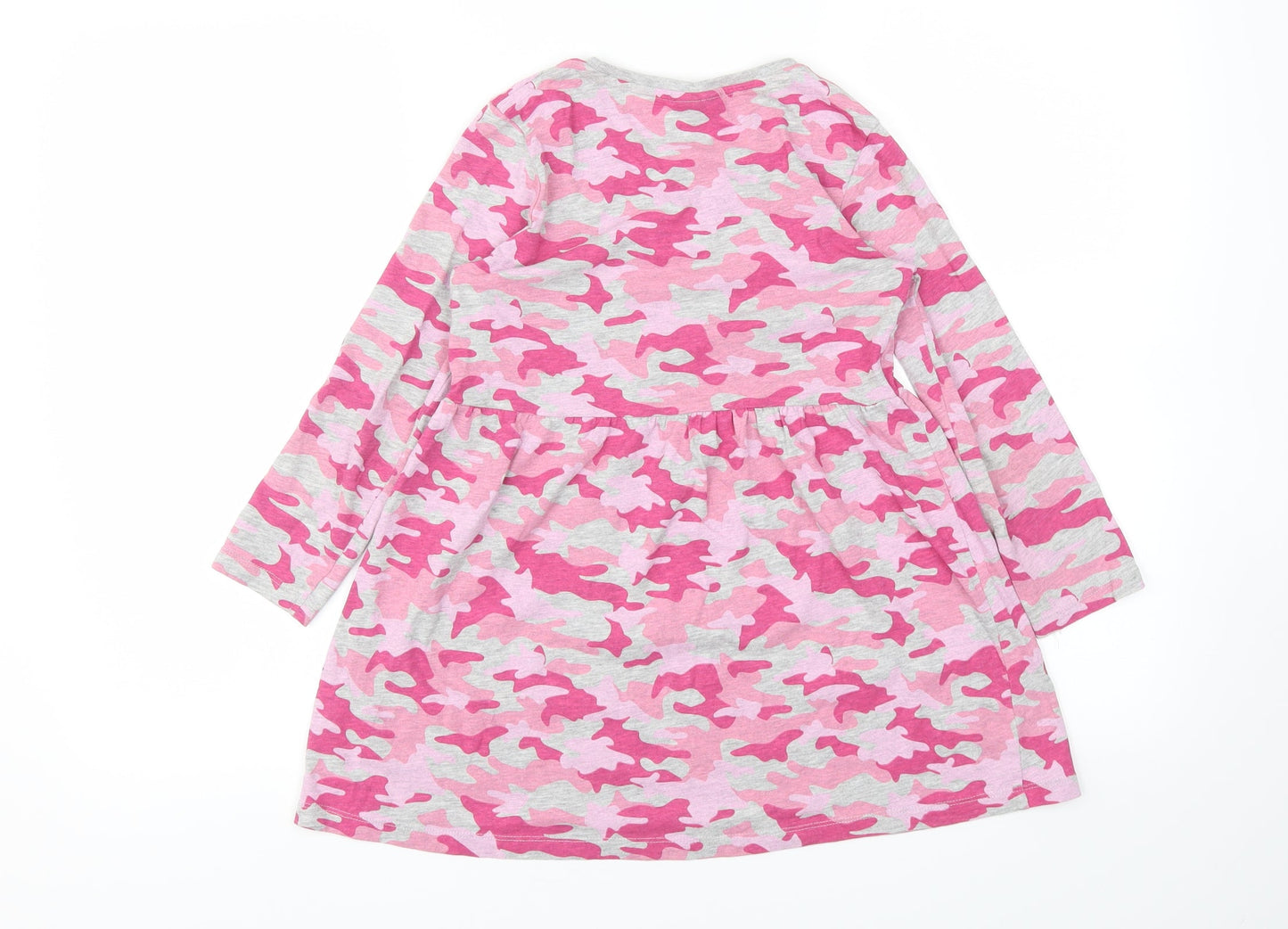 I love girl wear  Girls Pink Camouflage  Fit & Flare  Size 7 Years