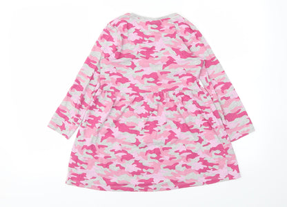 I love girl wear  Girls Pink Camouflage  Fit & Flare  Size 7 Years