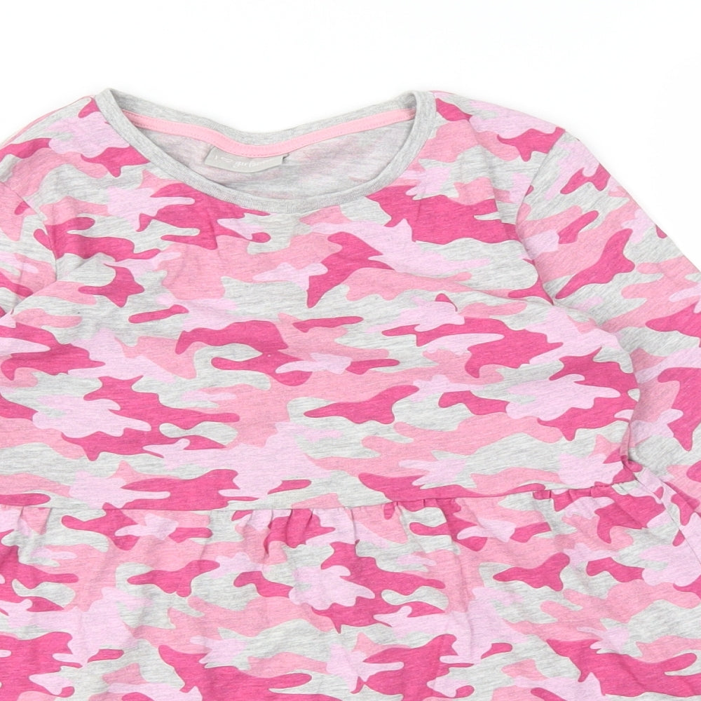 I love girl wear  Girls Pink Camouflage  Fit & Flare  Size 7 Years