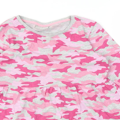 I love girl wear  Girls Pink Camouflage  Fit & Flare  Size 7 Years