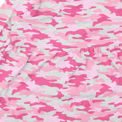 I love girl wear  Girls Pink Camouflage  Fit & Flare  Size 7 Years