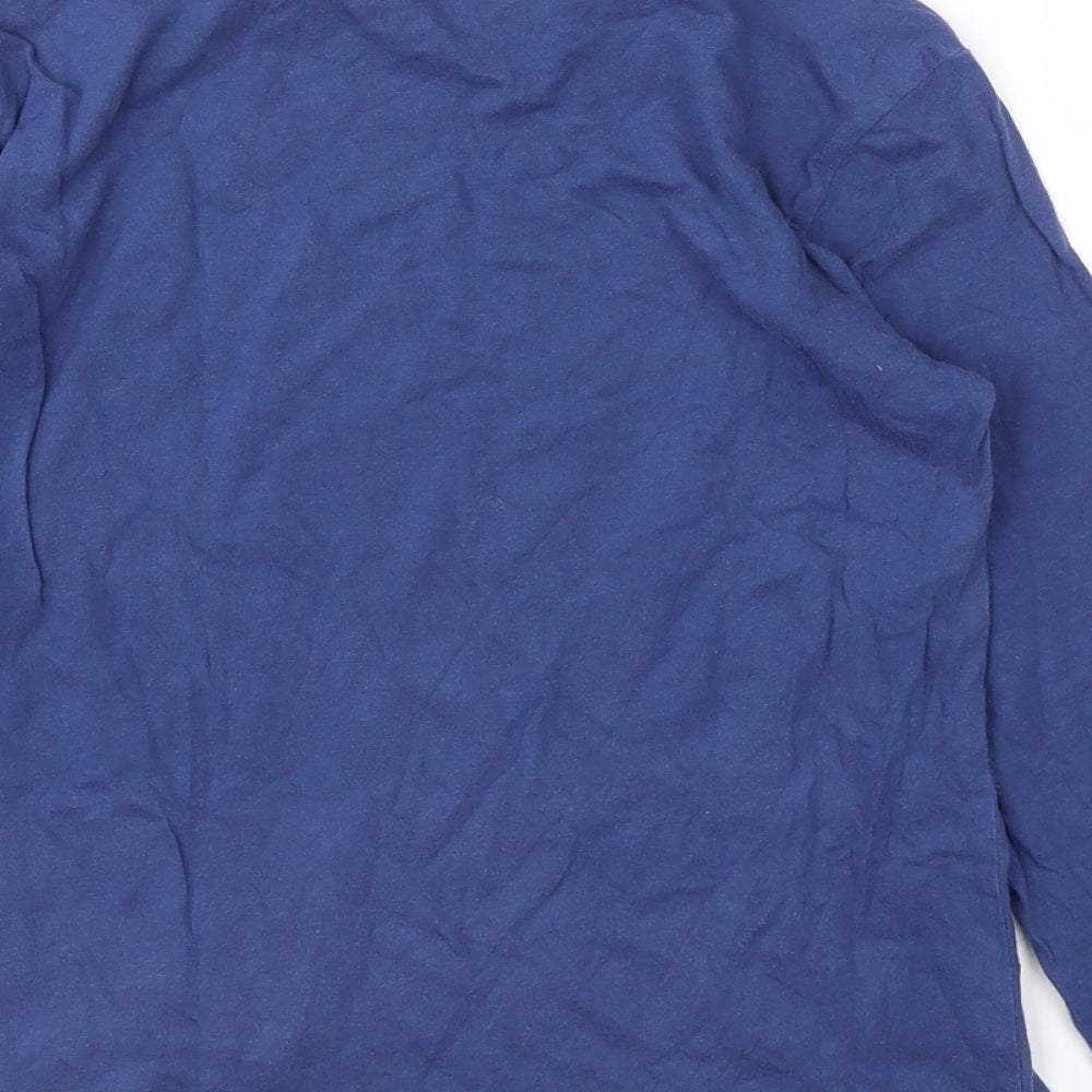 Gap Boys Blue Animal Print  Basic T-Shirt Size XL