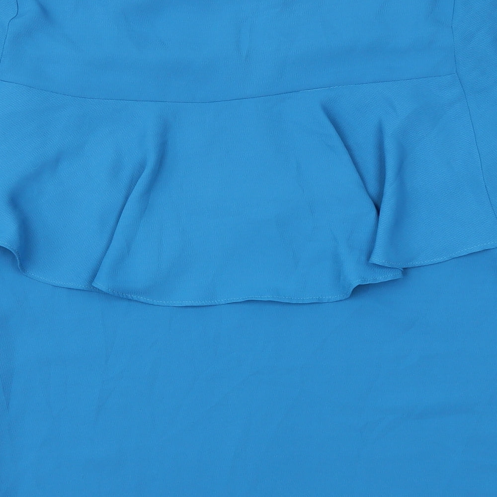 TU Womens Blue   Basic Blouse Size 10
