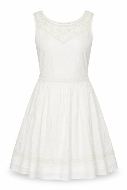 New Look Womens Ivory   Fit & Flare  Size 10