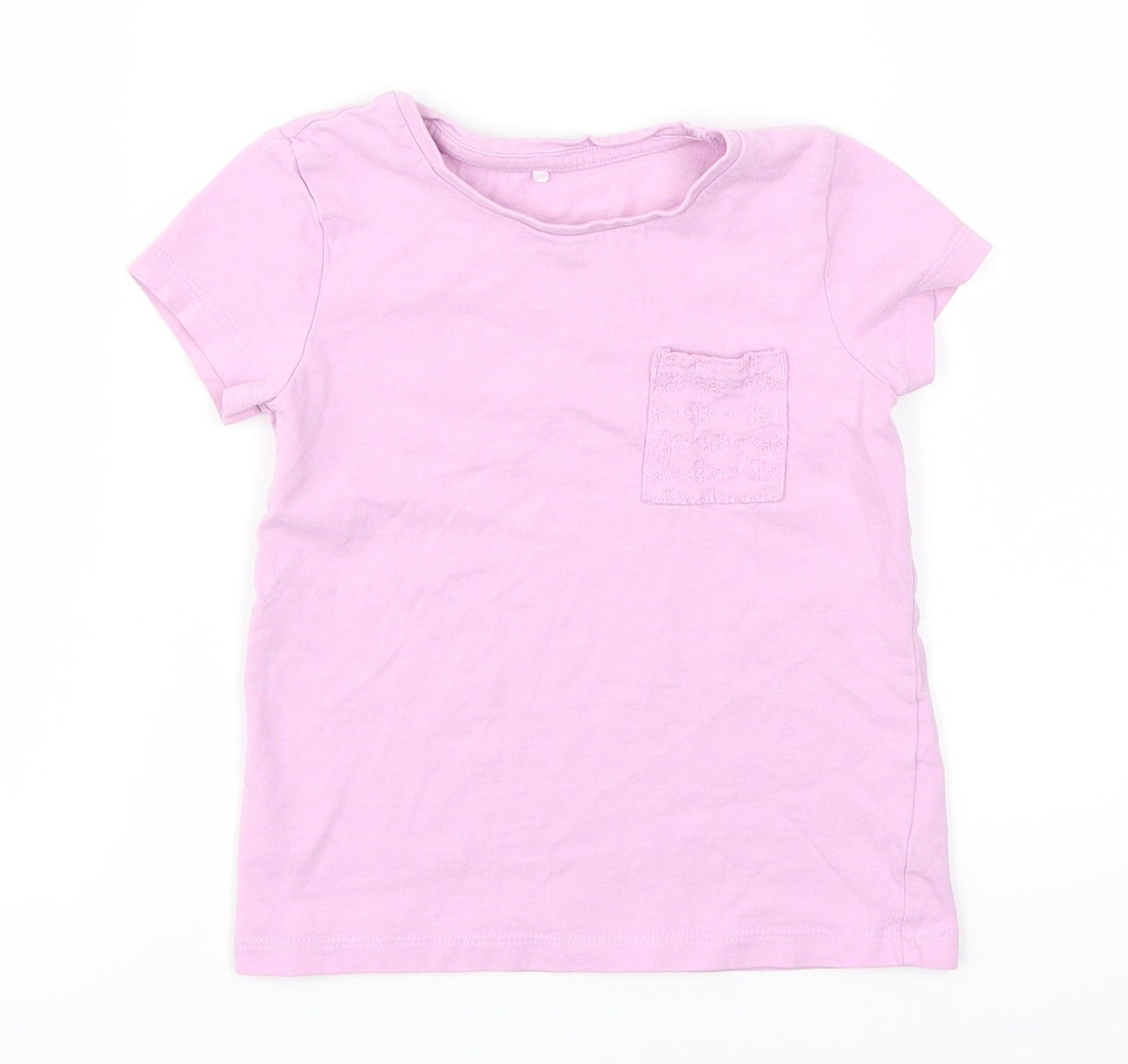 George Girls Purple   Basic T-Shirt Size 2-3 Years