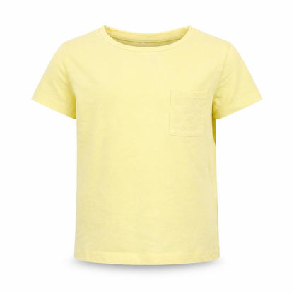 George Girls Yellow   Basic T-Shirt Size 2-3 Years