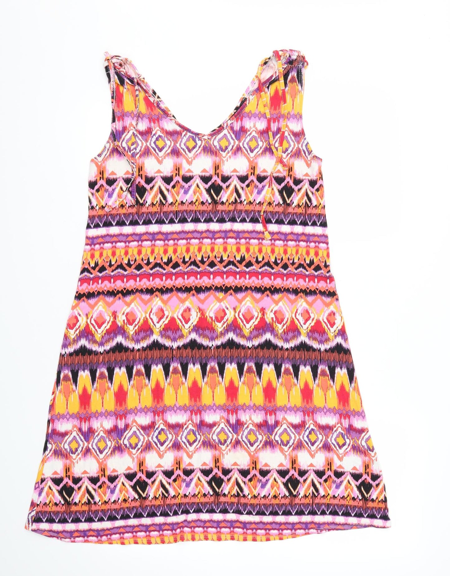 George Womens Multicoloured Argyle/Diamond  Fit & Flare  Size 12