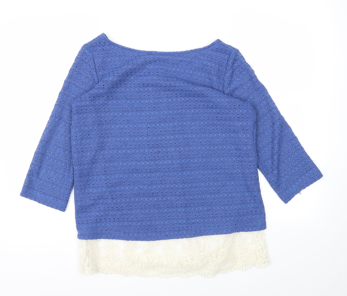 Womens UK Size 10 Next Blue Basic T-Shirt