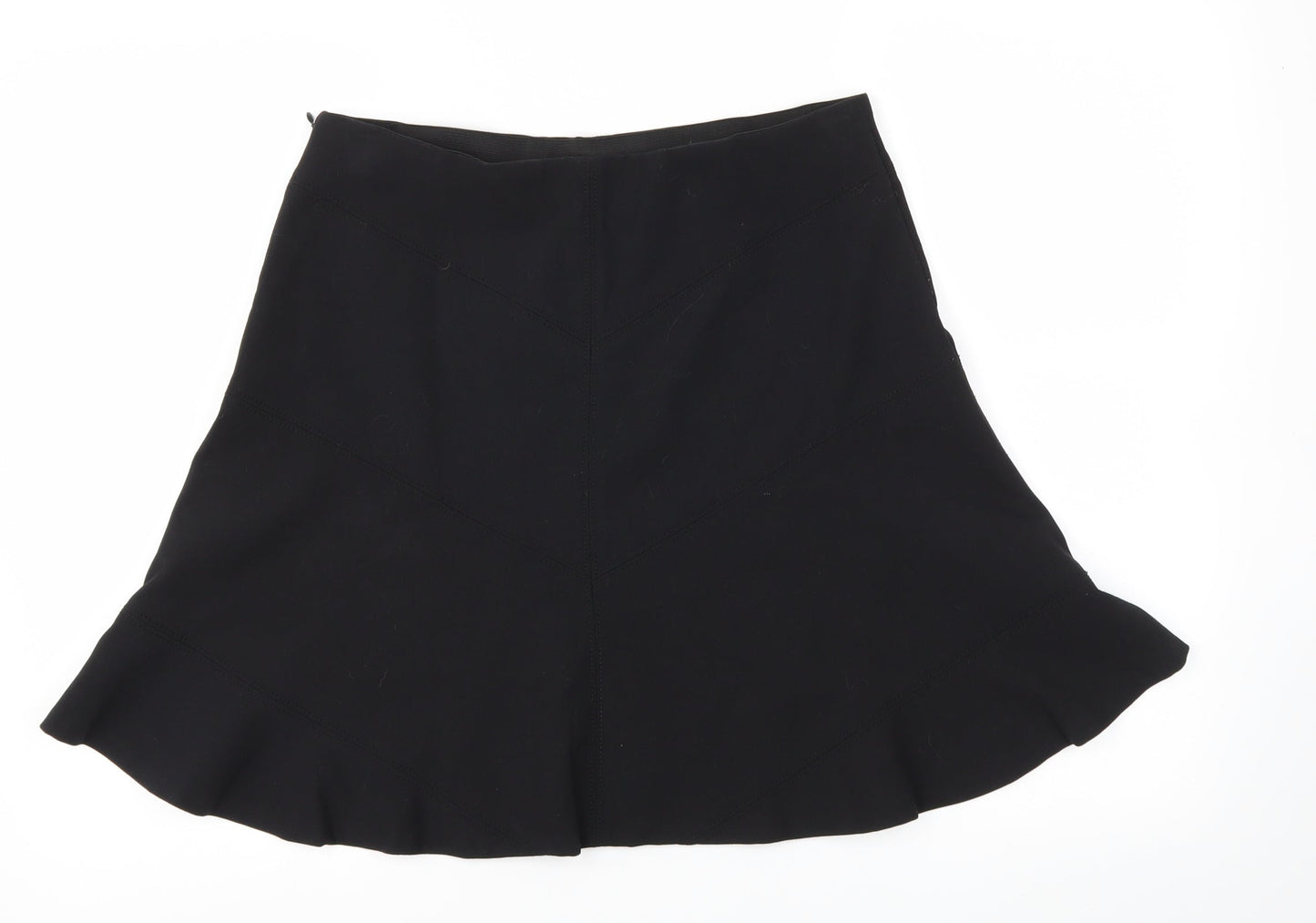 LOFT Womens Black   Flare Skirt Size 6  - Stretch waistband