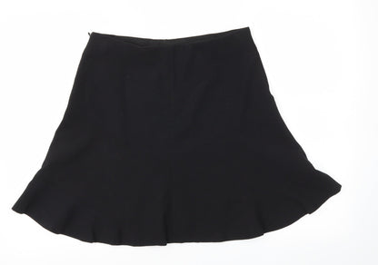 LOFT Womens Black   Flare Skirt Size 6  - Stretch waistband