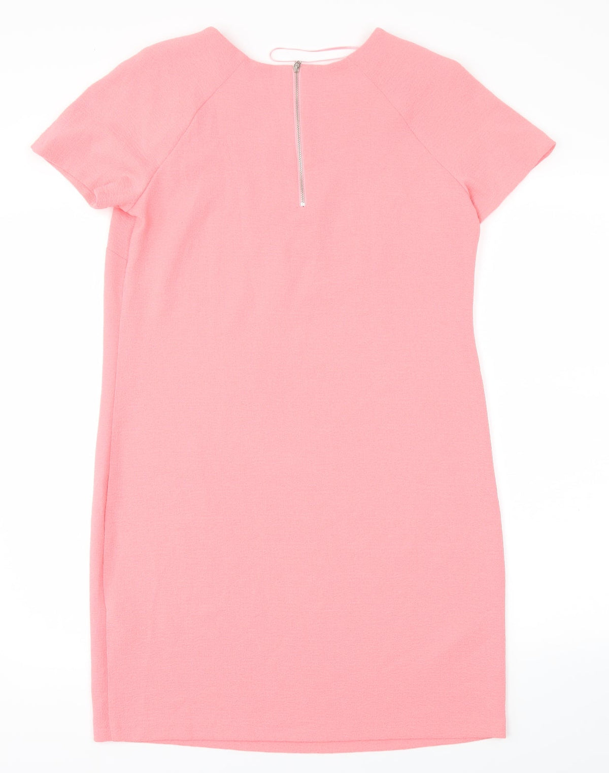 Back view of Red Herring women’s orange fit & flare, size UK 10