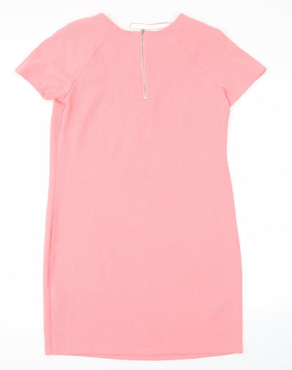 Back view of Red Herring women’s orange fit & flare, size UK 10