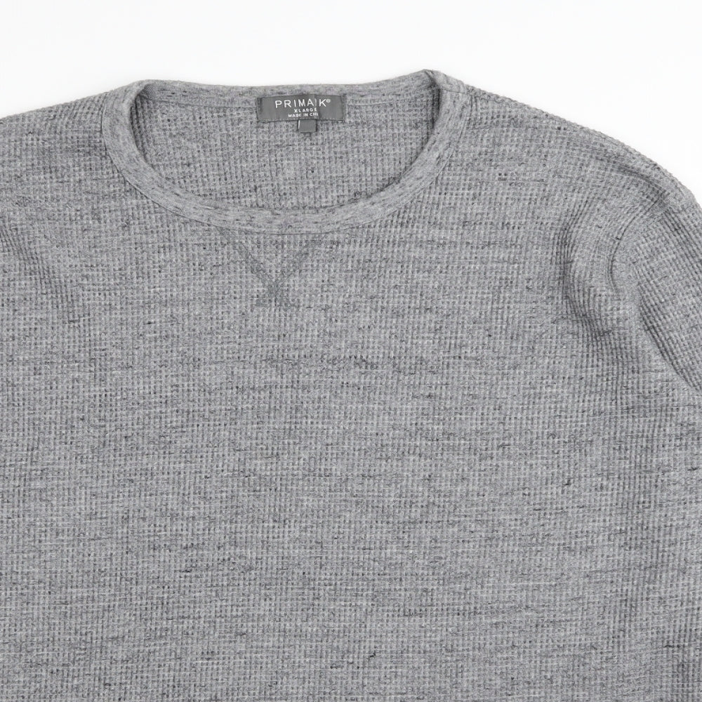 Primark Mens Grey   Pullover Jumper Size XL