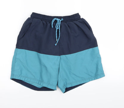 Easy Mens Blue   Cargo Shorts Size S - Stretch waistband