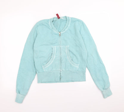 Divided by H&M Womens Blue   Full Zip Jumper Size 10