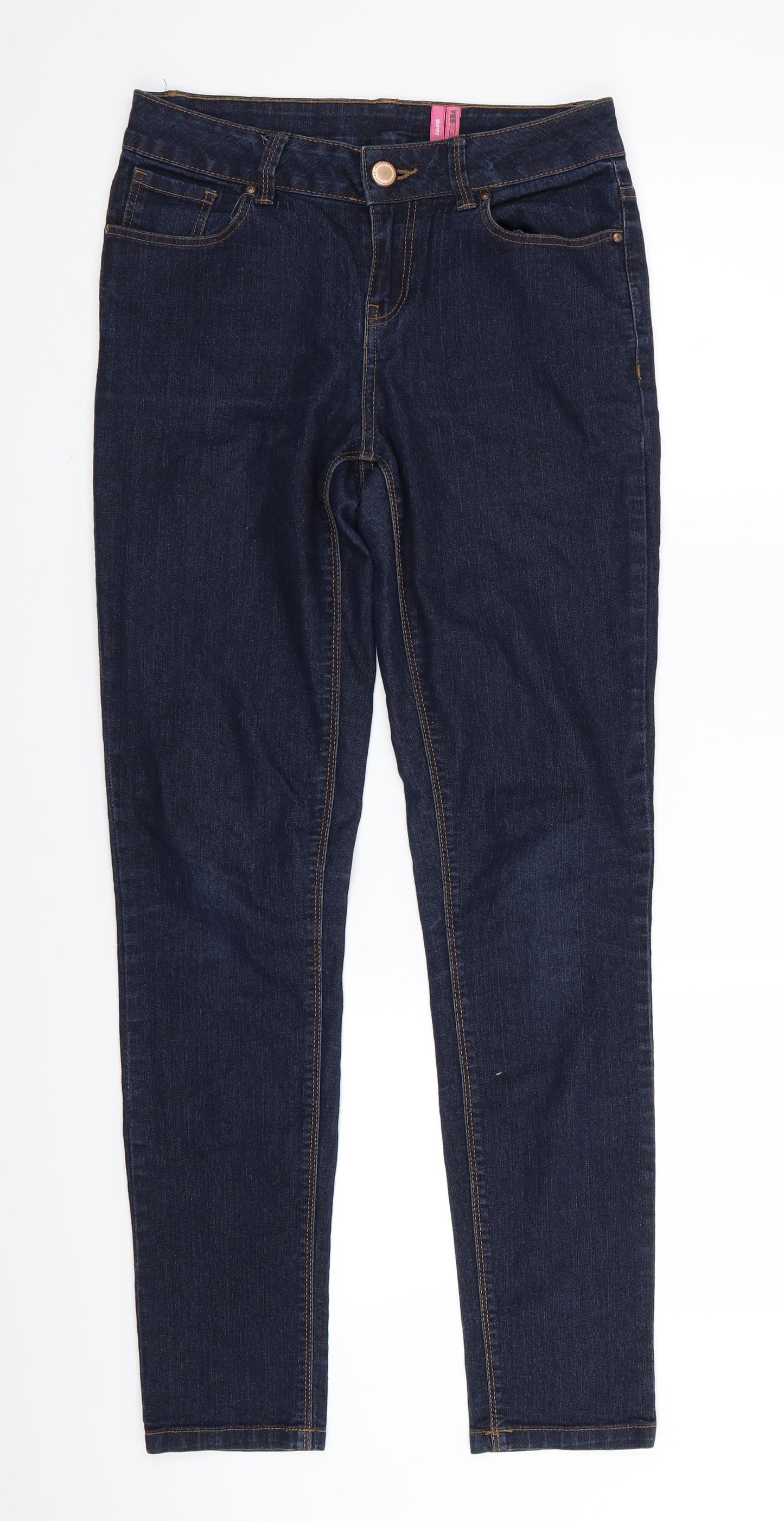 Womens UK Size 8 YES YES Regular Fit Skinny Blue Jeans