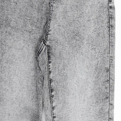 Womens UK Size 8 DENIM AND CO Regular Fit Skinny Grey Jeans