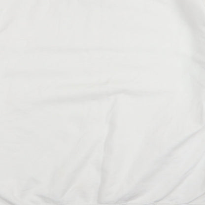 Baziic Womens White   Pullover Jumper One Size