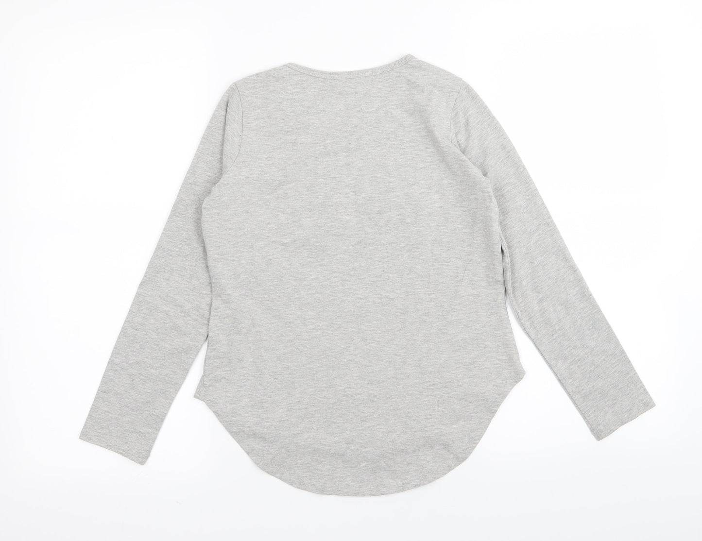 KIDPIK Girls Grey   Basic T-Shirt Size 10 Years