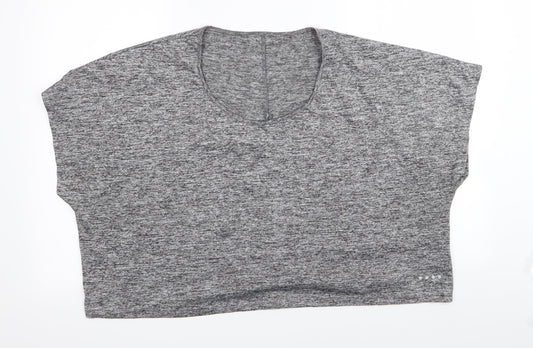 Matalan Womens Grey   Basic T-Shirt Size XL