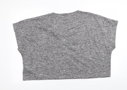 Matalan Womens Grey   Basic T-Shirt Size XL