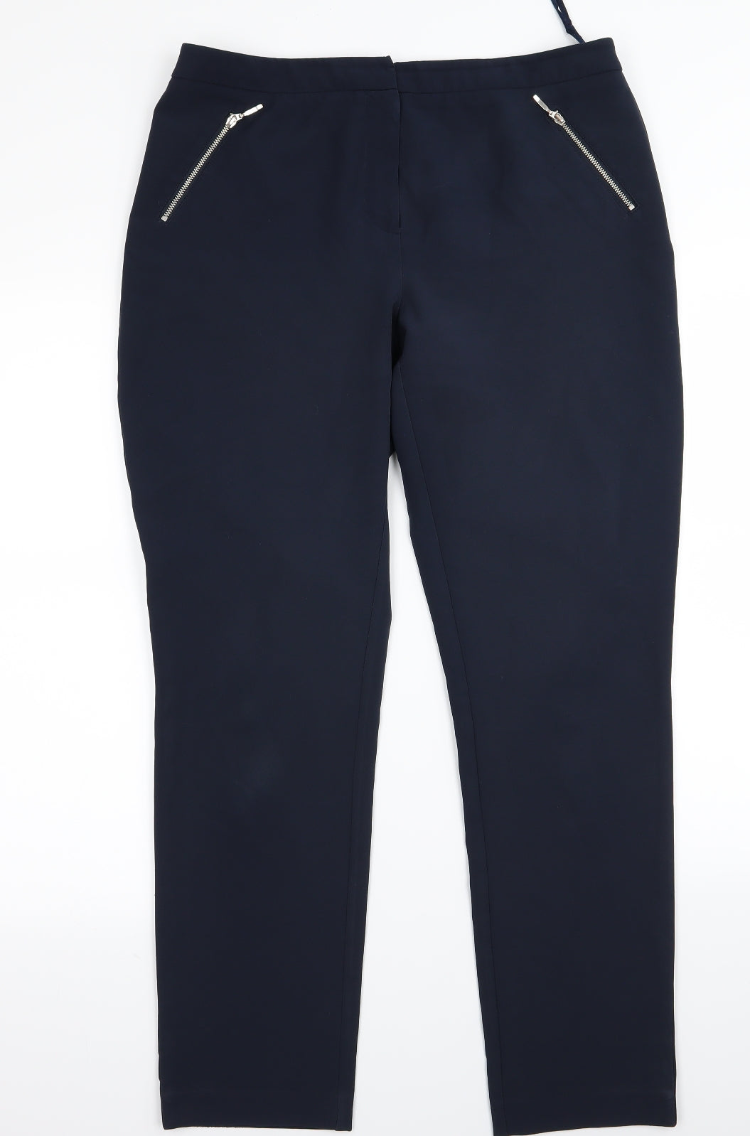 by very Womens Blue   Trousers  Size 12 L29 in