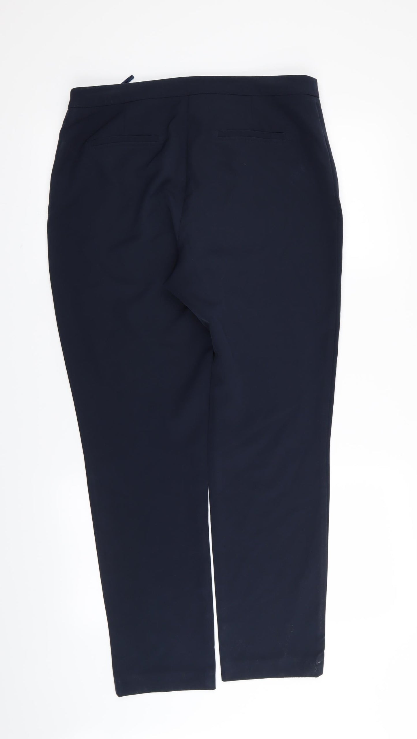 by very Womens Blue   Trousers  Size 12 L29 in