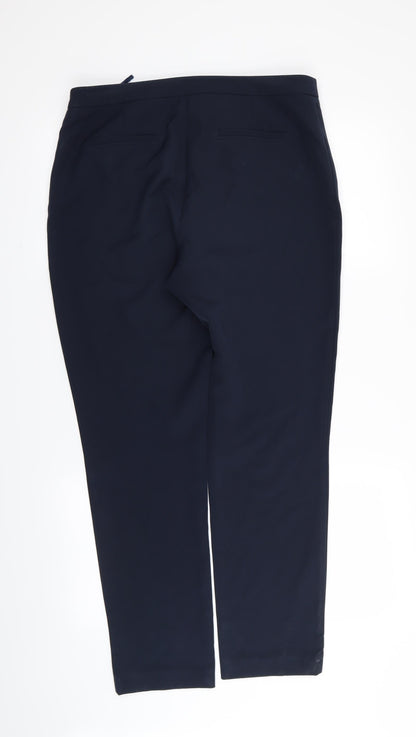 by very Womens Blue   Trousers  Size 12 L29 in