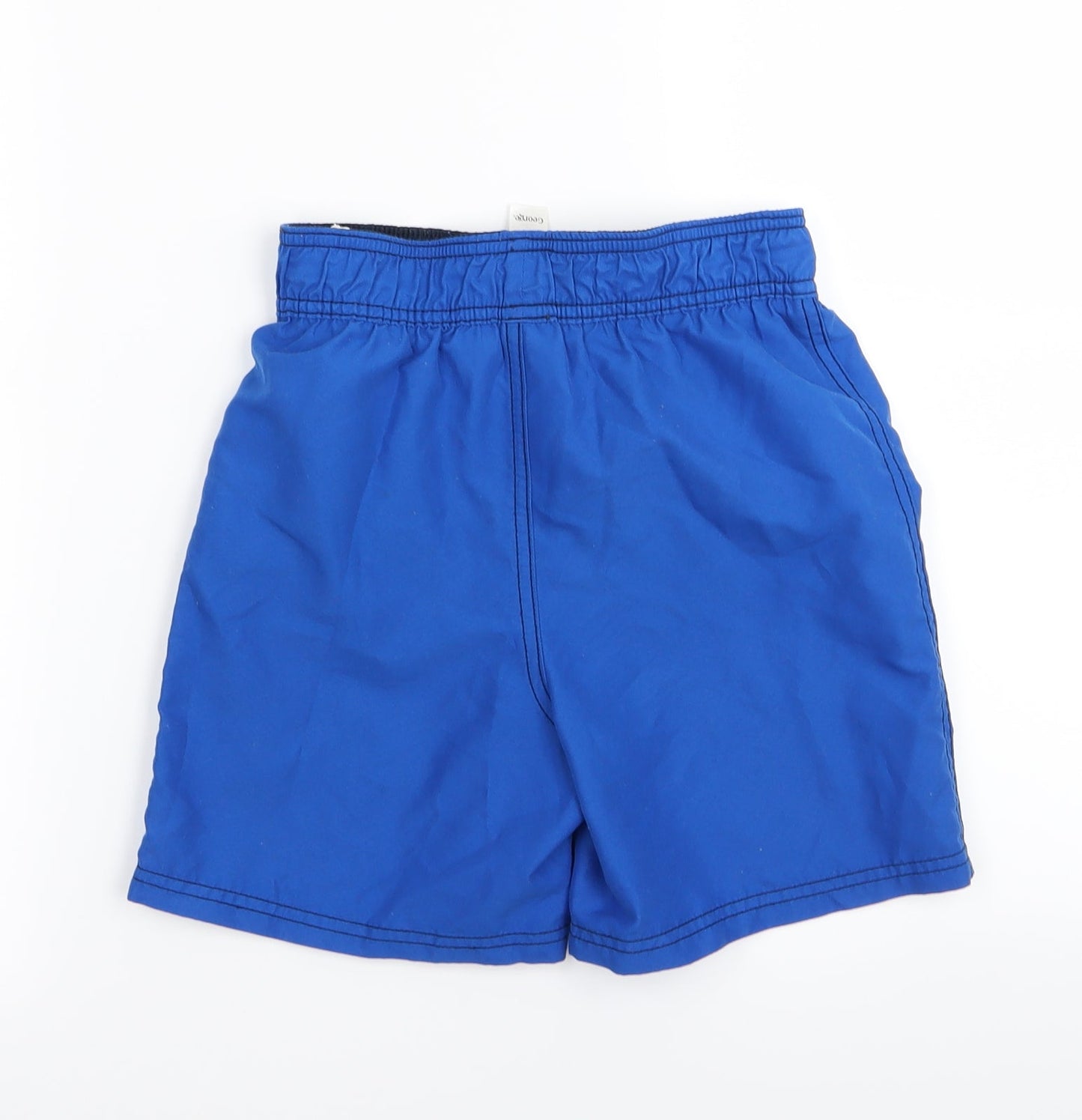 Asda George Boys Blue   Cargo Shorts Size 6-7 Years - Swim shorts