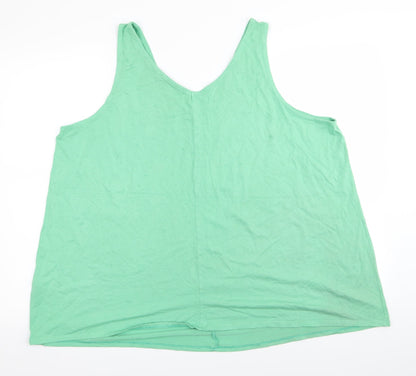 Asda George Womens Green   Basic T-Shirt Size 22