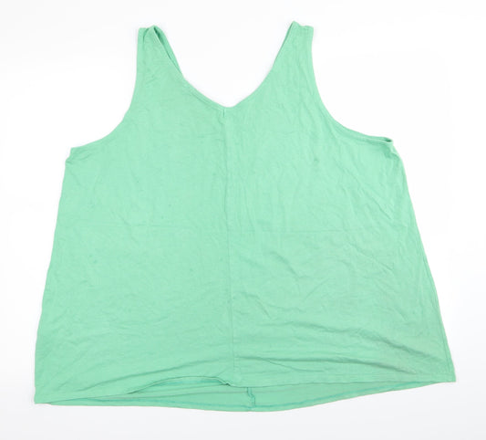 Asda George Womens Green   Basic T-Shirt Size 22