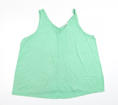 Asda George Womens Green   Basic T-Shirt Size 22