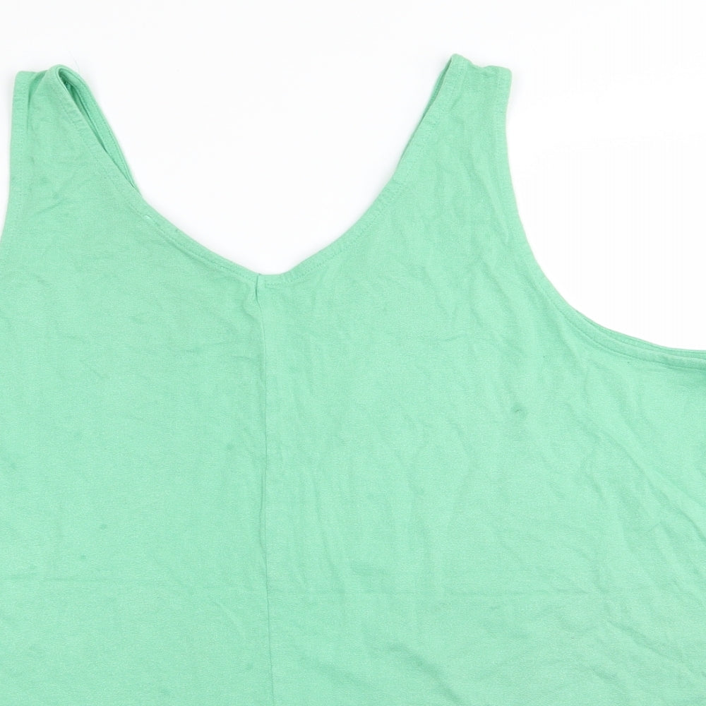 Asda George Womens Green   Basic T-Shirt Size 22
