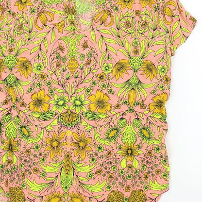 H&M Girls Multicoloured Floral  Basic Blouse Size 12 Years