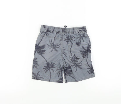 DENIM CO Boys Grey Geometric  Bermuda Shorts Size 3 Years