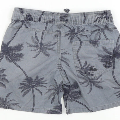 DENIM CO Boys Grey Geometric  Bermuda Shorts Size 3 Years