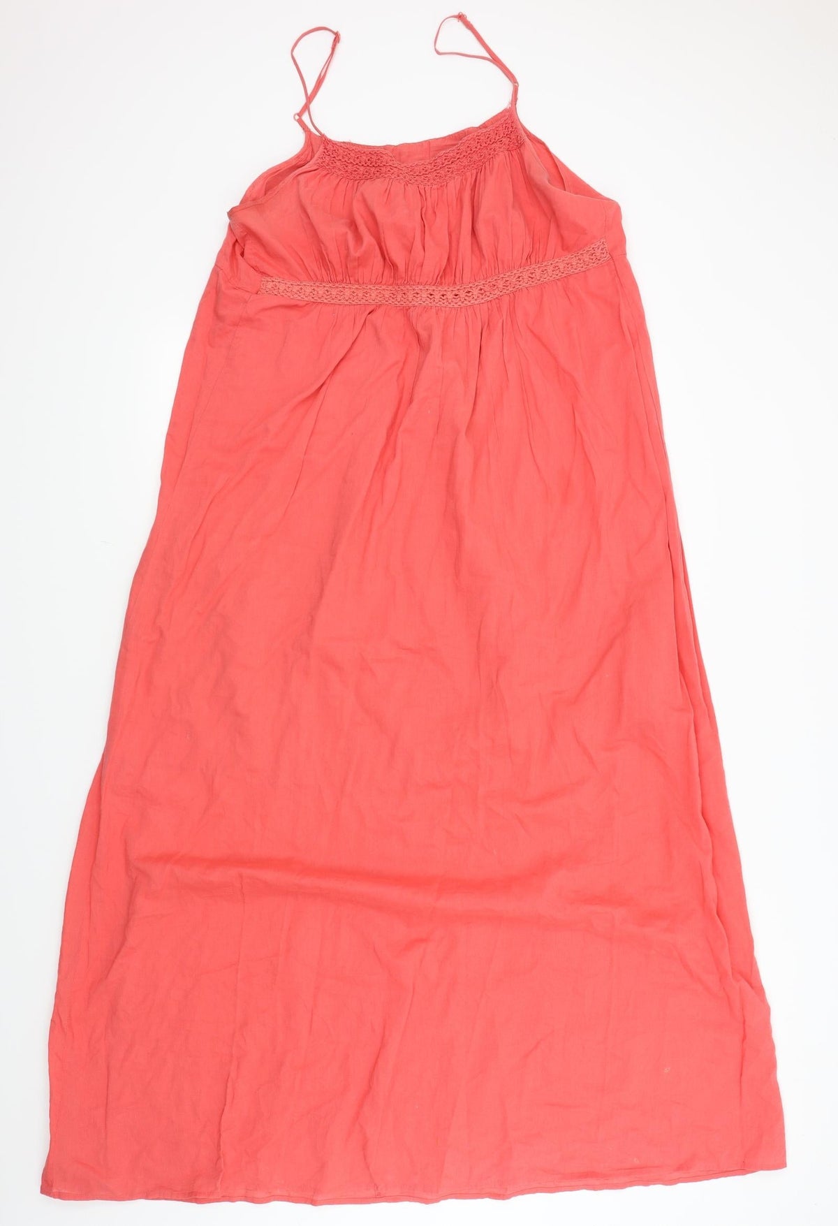 Front view of Camaieu women’s pink ball gown, size L