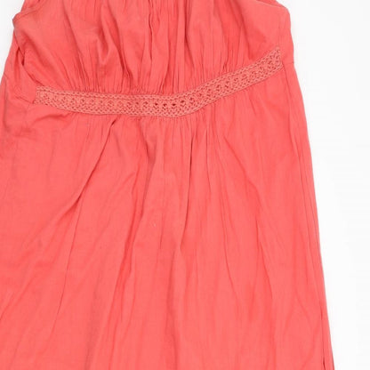 Close-up detail of Camaieu women’s pink ball gown, size L