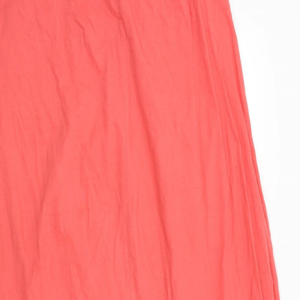 Brand and care label for Camaieu women’s pink ball gown, size L